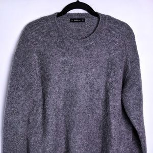 Zara Knit Long Sleeve Sweater Pullover Womens Sz S
